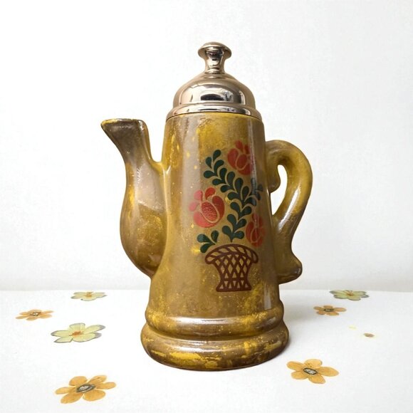 NIB Vintage Avon Koffee Klatch Lemon Velvet Bath Foam | Full Teapot Bottle & Box - Picture 6 of 9